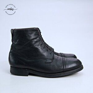 Paul Smith Lace Up Cap Toe Chukka Boots Black Men 9
